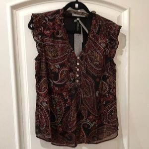 Daniel Rainn flutter Slav top size S